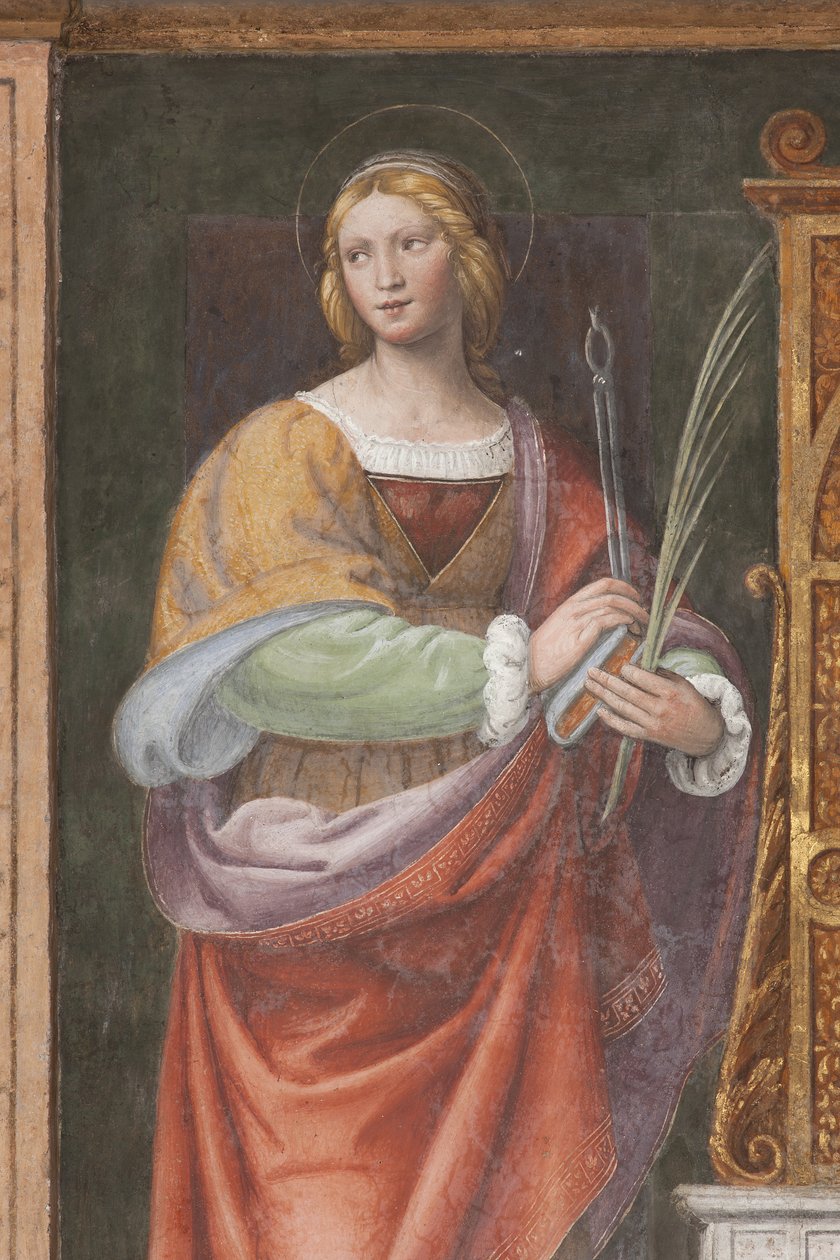 Święta Apollonia, c.1522-25 (detal 3497192) autorstwa Bernardino Luini