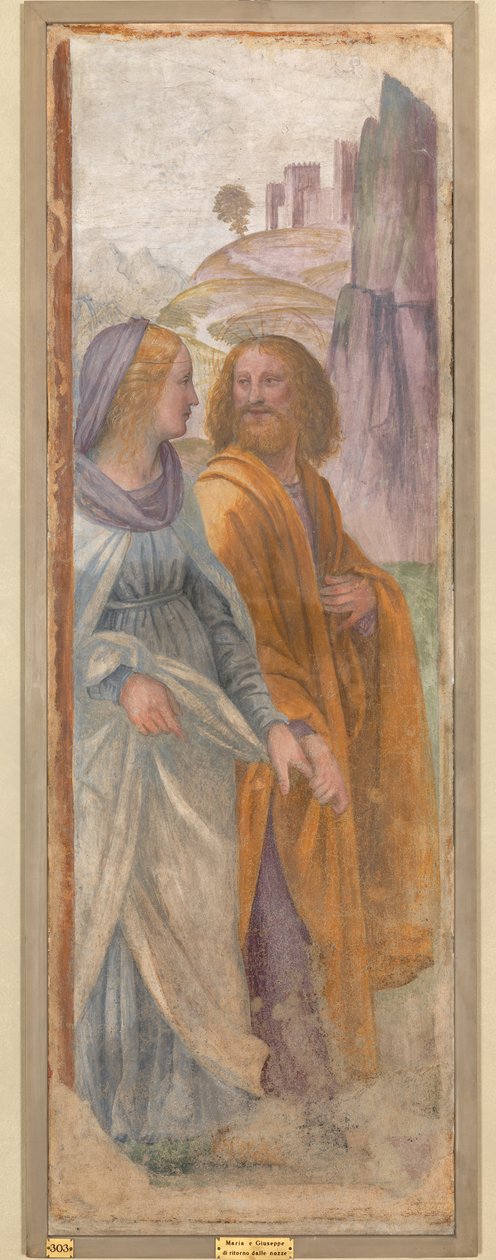 Święty Józef i Matka Boża po ślubie autorstwa Bernardino Luini