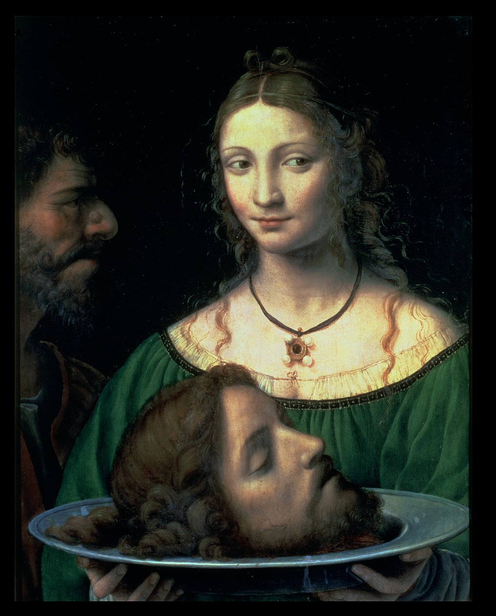 Salome z głową Jana Chrzciciela, ok. 1525-30 (panel) autorstwa Bernardino Luini