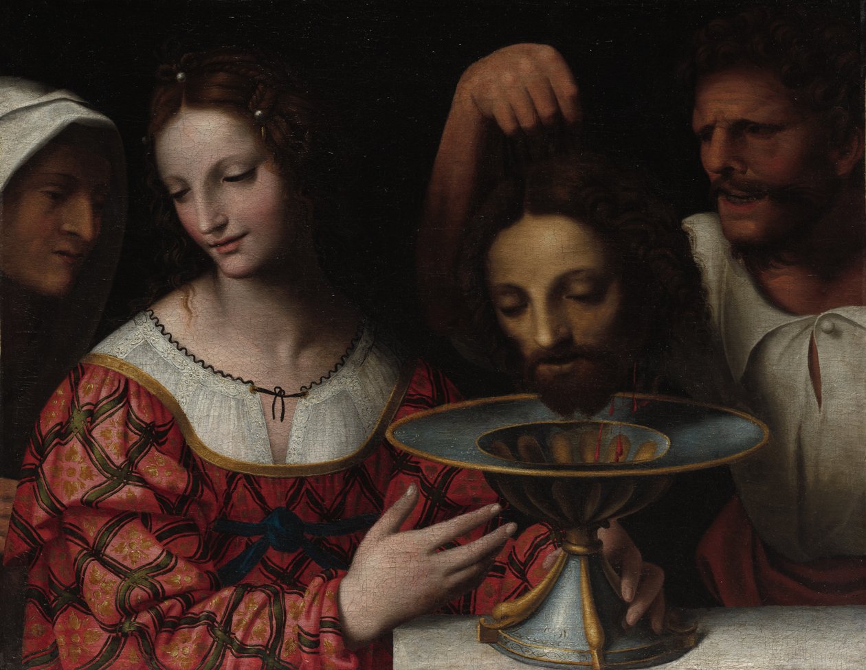 Salome z głową św. Jana Chrzciciela, 1500 lub później. autorstwa Bernardino Luini