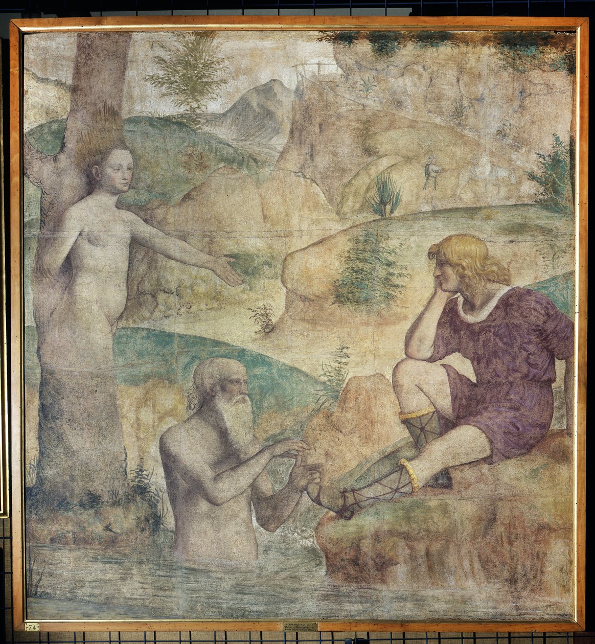 Surowy konsulat Driope i Tavaiano, ok. 1514 (odłączony fresk na płótnie) autorstwa Bernardino Luini