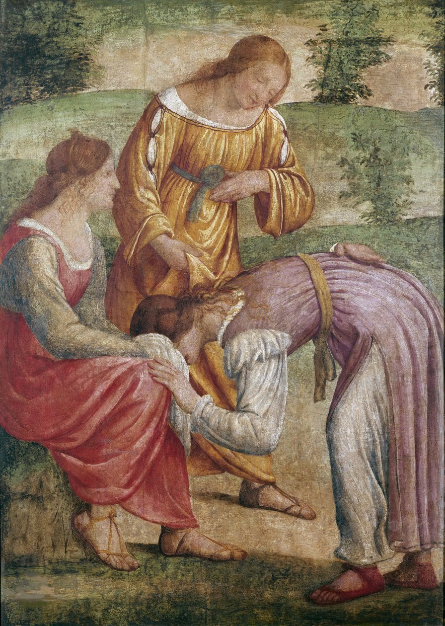 Gra o złotą poduszkę Gra o złotą poduszkę, ok. 1514. autorstwa Bernardino Luini
