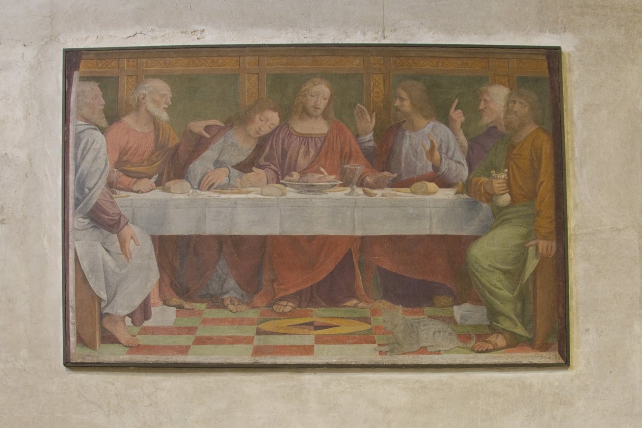Ostatnia Wieczerza autorstwa Bernardino Luini