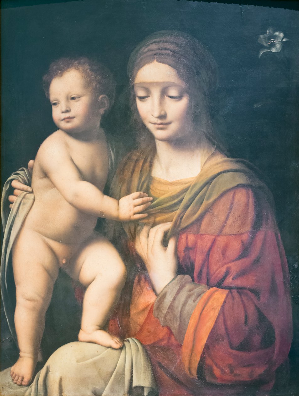 Dziewica i Dzieciątko autorstwa Bernardino Luini