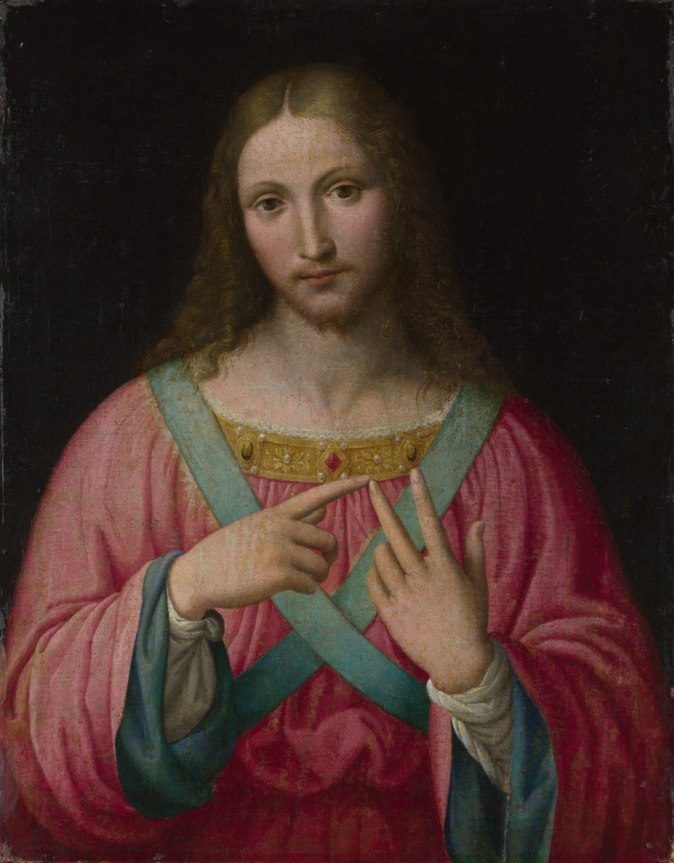 Chrystus po 1530 r. autorstwa Bernardino Luini after .
