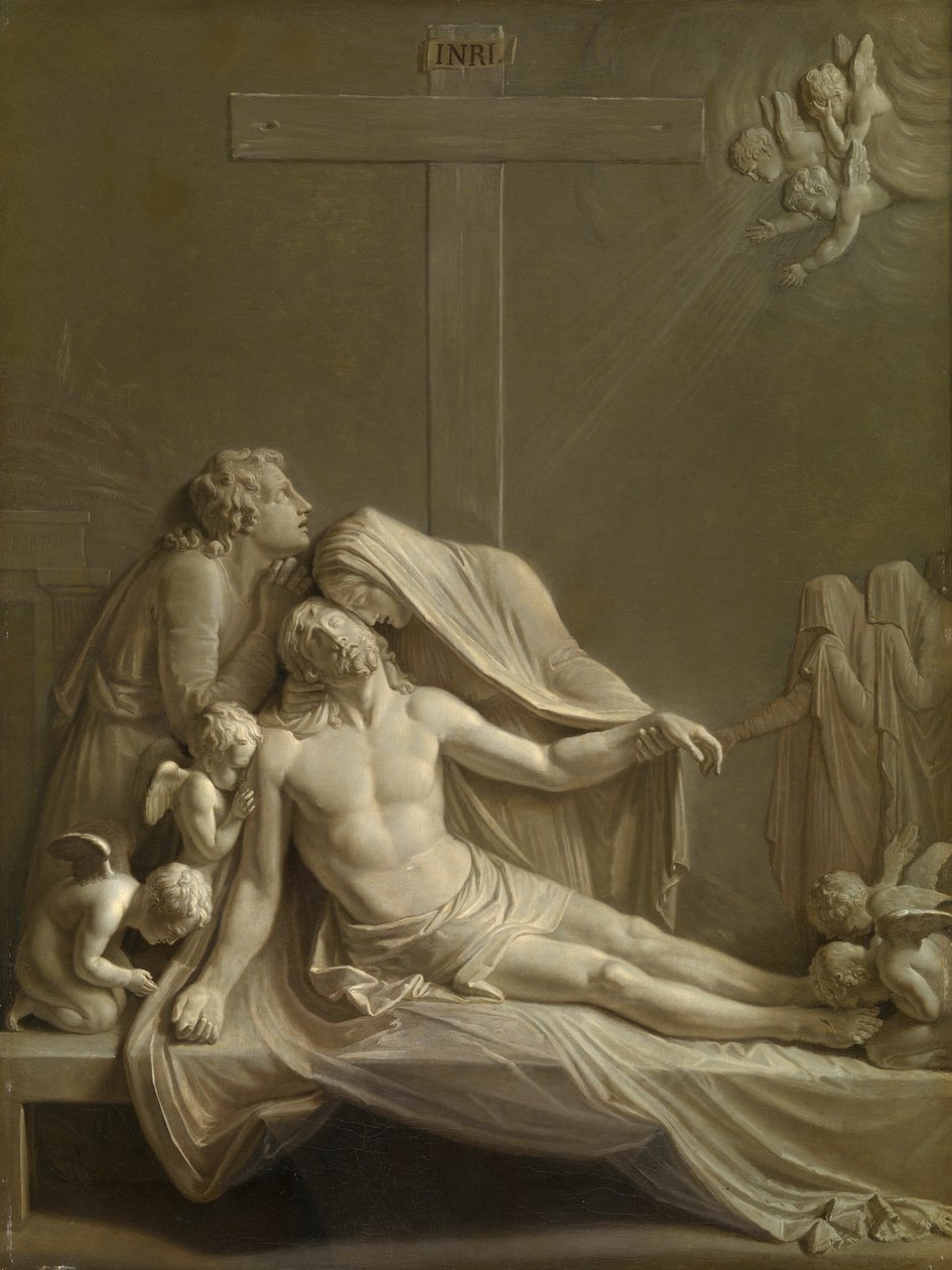 Osadzanie (według Antonio Canovy) autorstwa Bernardino Nocchi