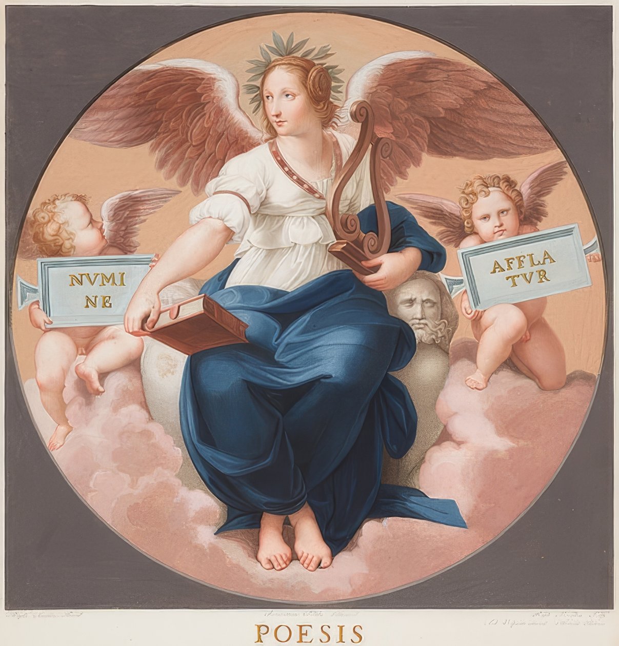 Wiersze (Stanza della Segnatura) autorstwa Bernardino Nocchi