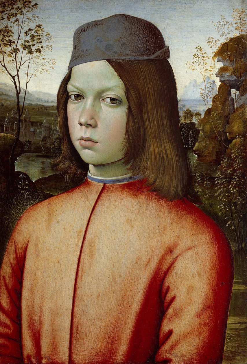 Portret chłopca, ok. 1500 autorstwa Bernardino Pinturicchio