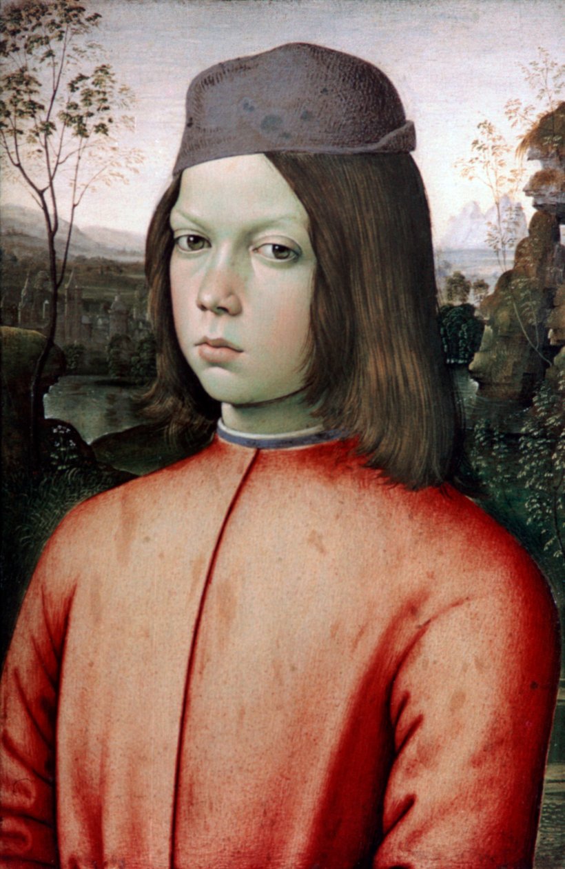 „Portret chłopca”, c1480-1485 autorstwa Bernardino Pinturicchio