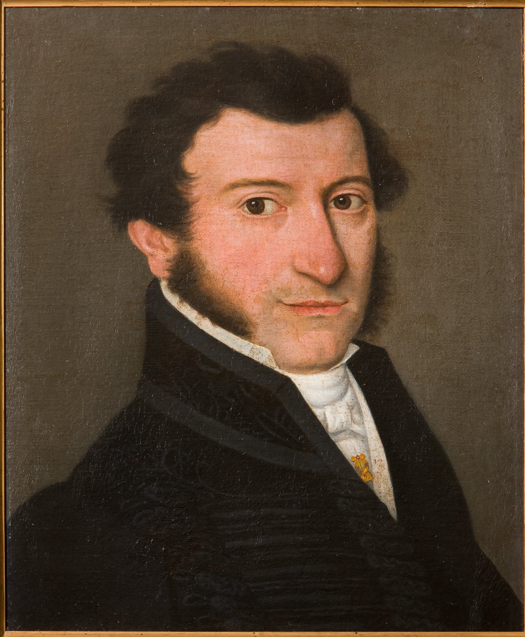 Portret dżentelmena (olej na płótnie) autorstwa Bernardino Rossi