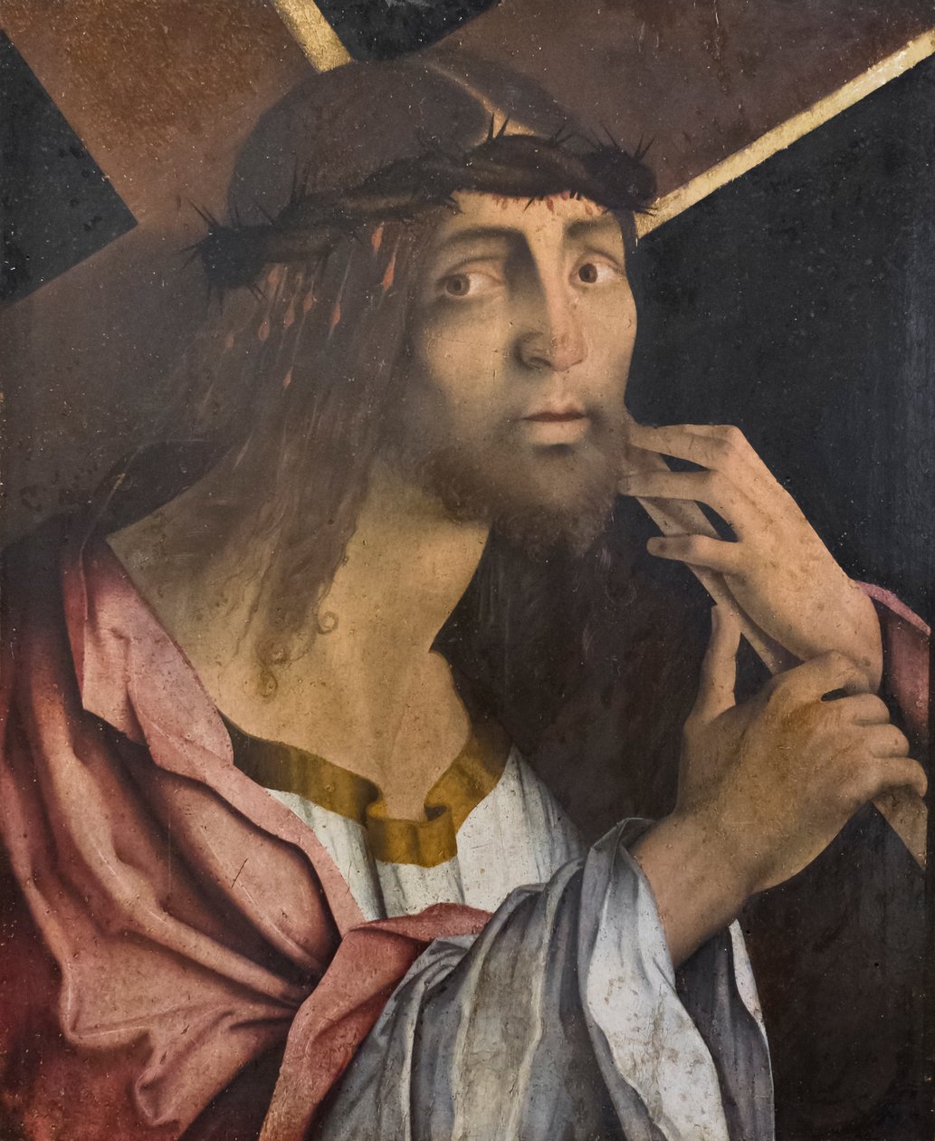Chrystus niosący krzyż, koniec XV wieku autorstwa Bernardino di Bosio Zaganelli