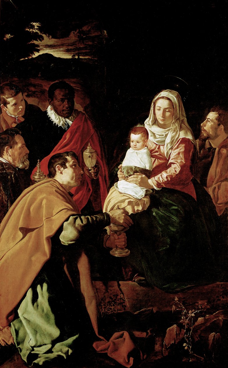 Pokłon Trzech Króli, ok. 1619 r. (olej na płótnie) autorstwa Bernardino di Bosio & Zaganelli Francesco di Bosio (c.1470 c.1532) Zaganelli