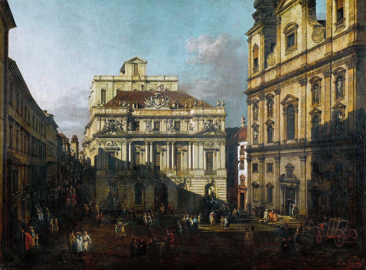 Miejsce przed uniwersytetem autorstwa Bernardo Bellotto