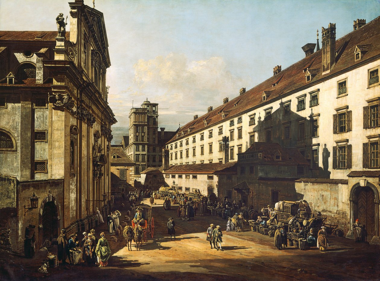 Wiedeń, Kościół Dominikanów autorstwa Bernardo Bellotto