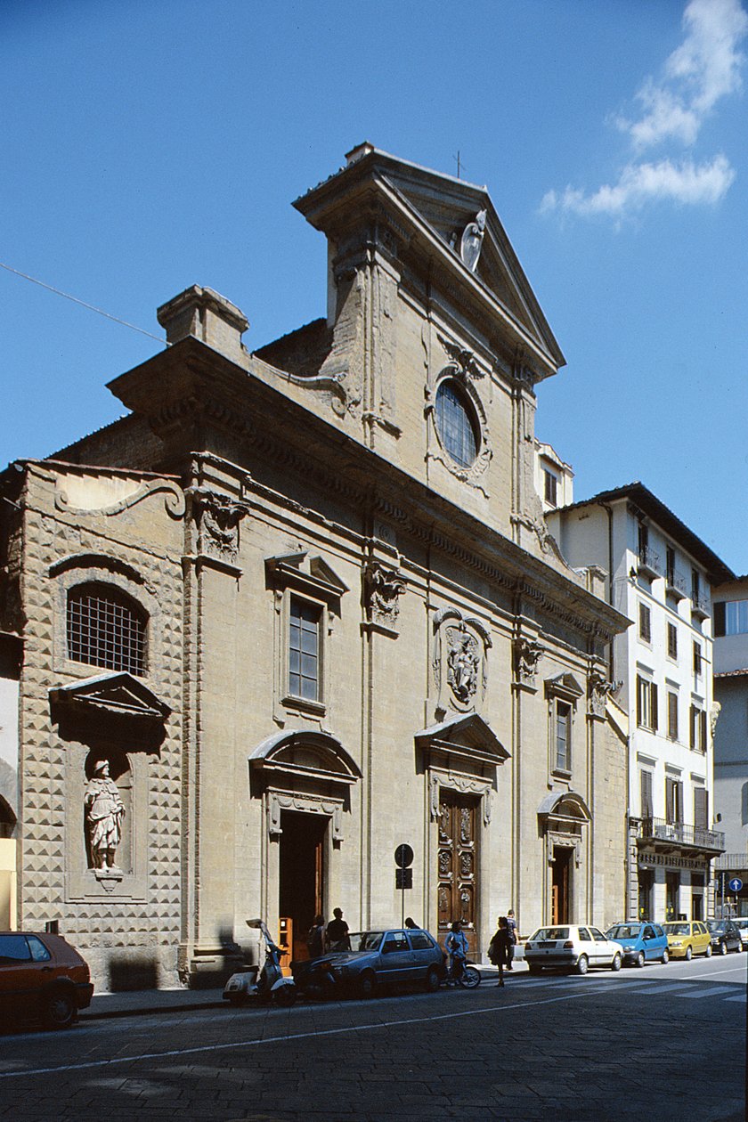 Fasada Santa Trinita, 1593 autorstwa Bernardo Buontalenti