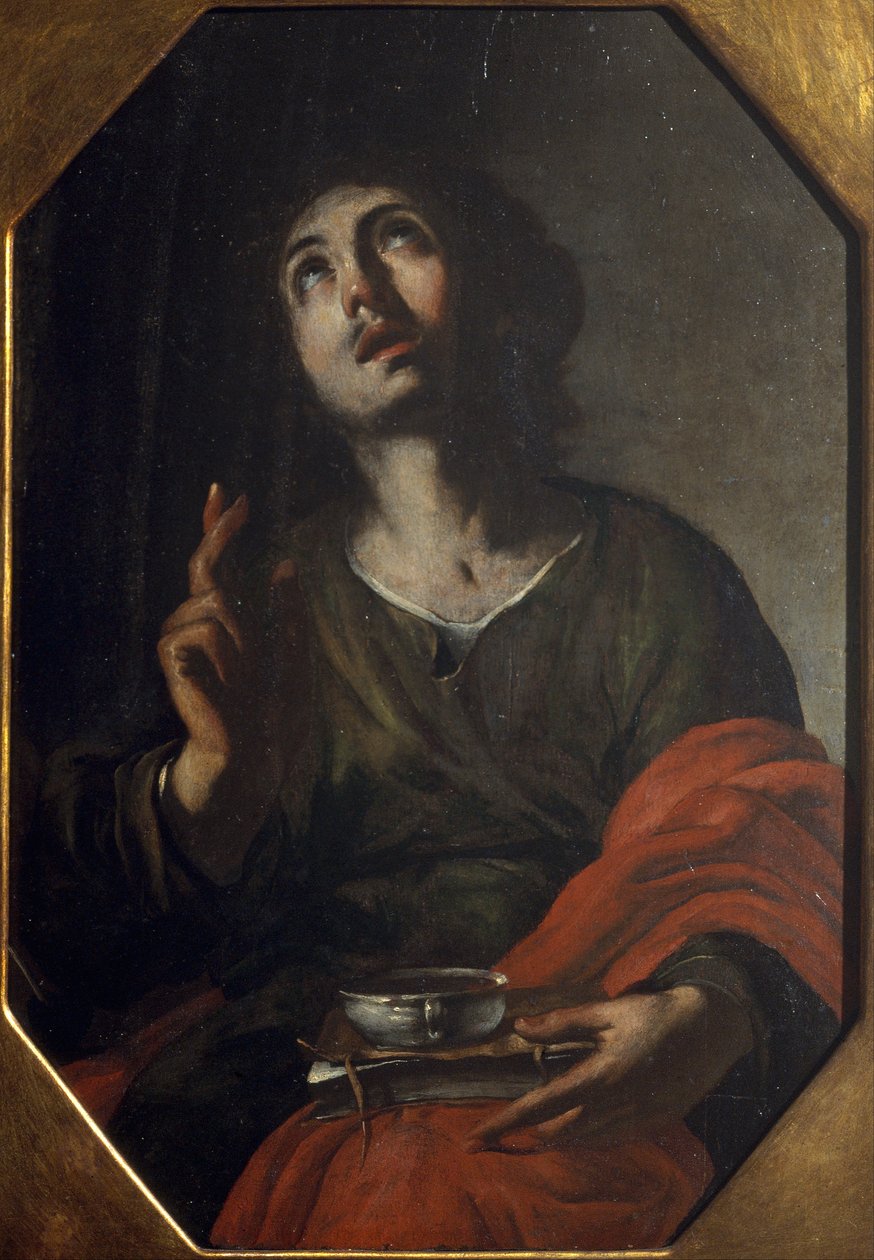 Św. Jan Ewangelista autorstwa Bernardo Cavallino