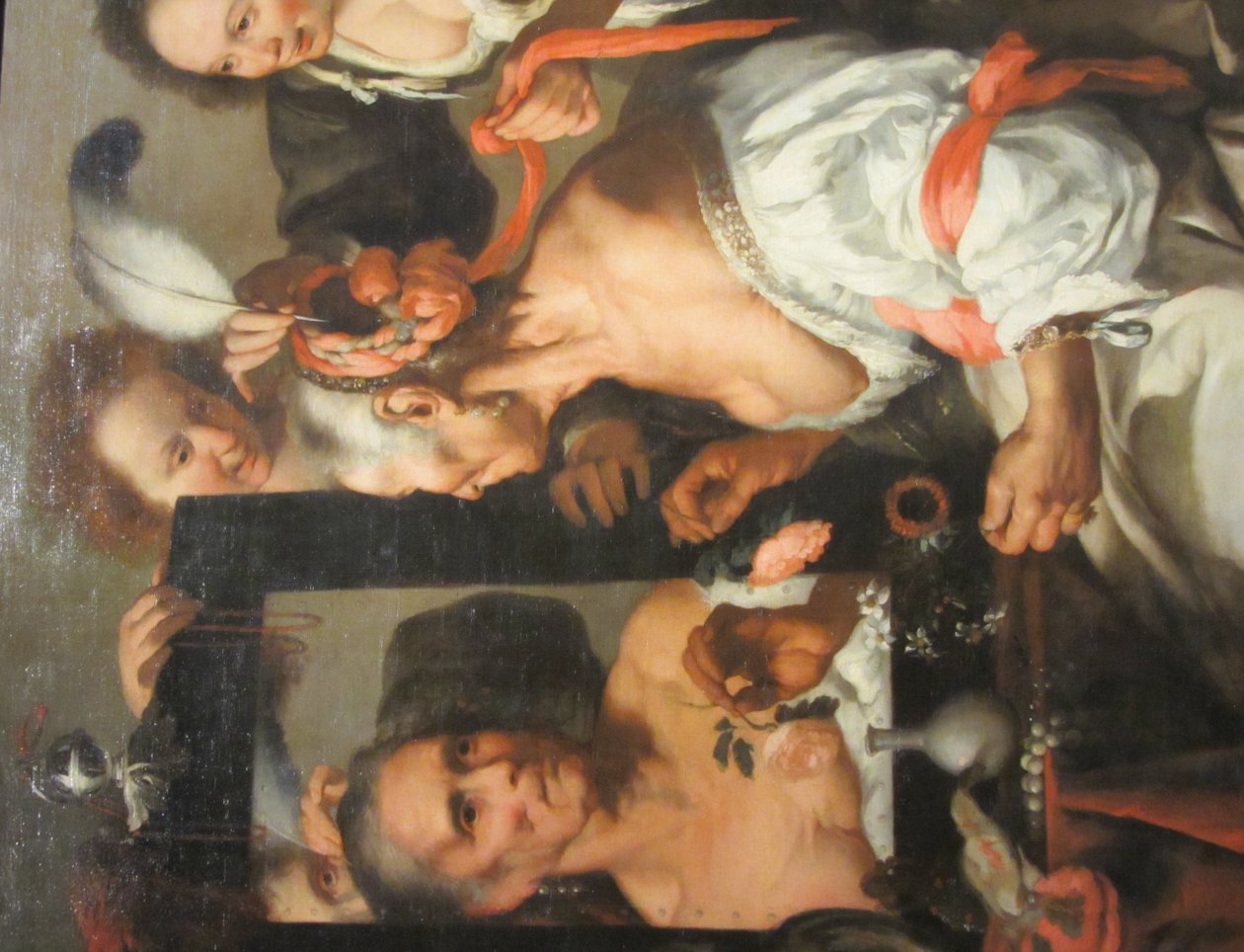 Alegoria przemijania (Stara kokietka) autorstwa Bernardo Strozzi