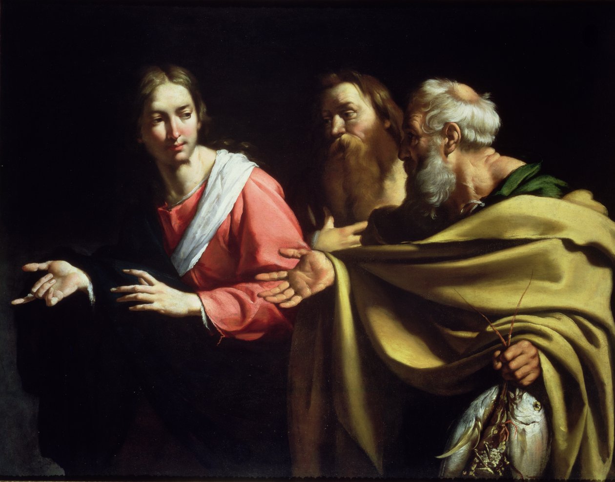 Powołanie św. Piotra i św. Andrzeja autorstwa Bernardo Strozzi