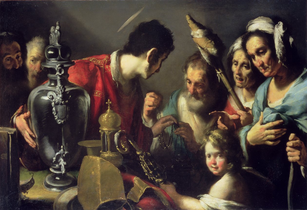 Miłosierdzie św. Wawrzyńca autorstwa Bernardo Strozzi