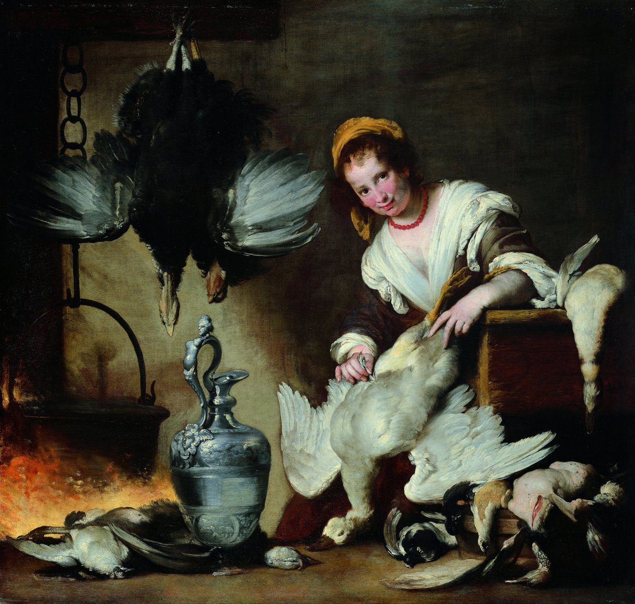 Kucharz autorstwa Bernardo Strozzi