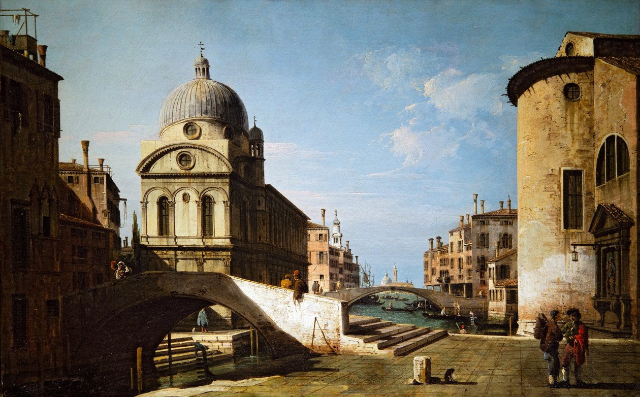 Santa Maria dei Miracoli z częścią Santa Maria Nova, Wenecja autorstwa Bernardo Bellotto