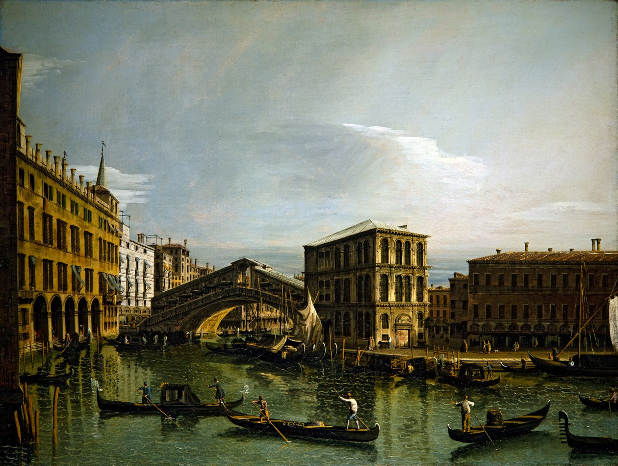 Wielki Kanał, Wenecja autorstwa Bernardo Bellotto