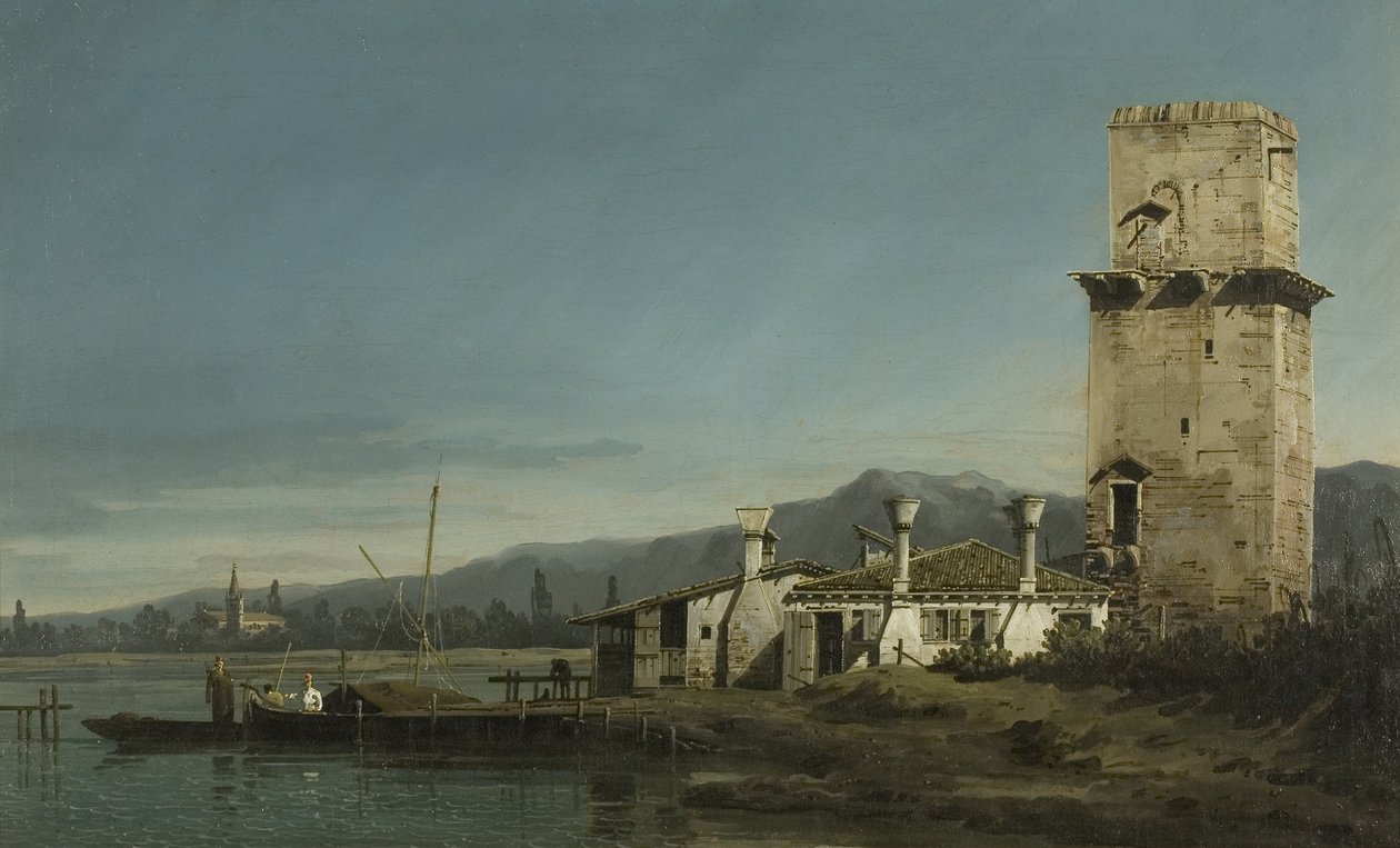 Wieża Marghera autorstwa Bernardo Bellotto