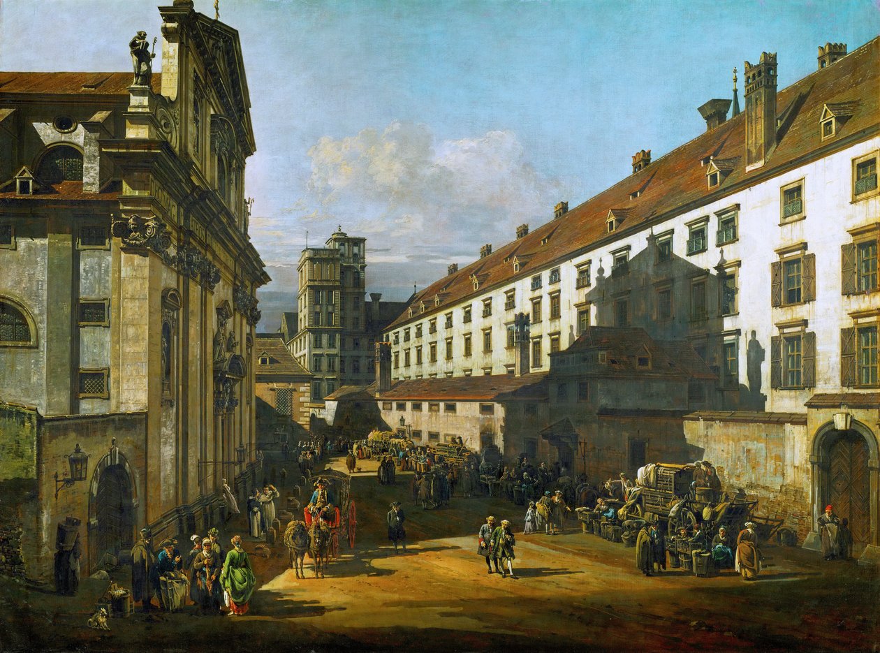 Wiedeń, kościół Dominikanów autorstwa Bernardo Bellotto
