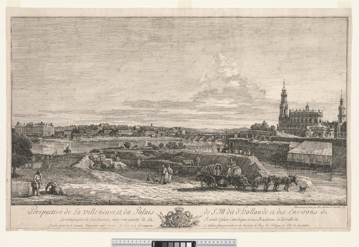 Widok na Drezno autorstwa Bernardo Bellotto