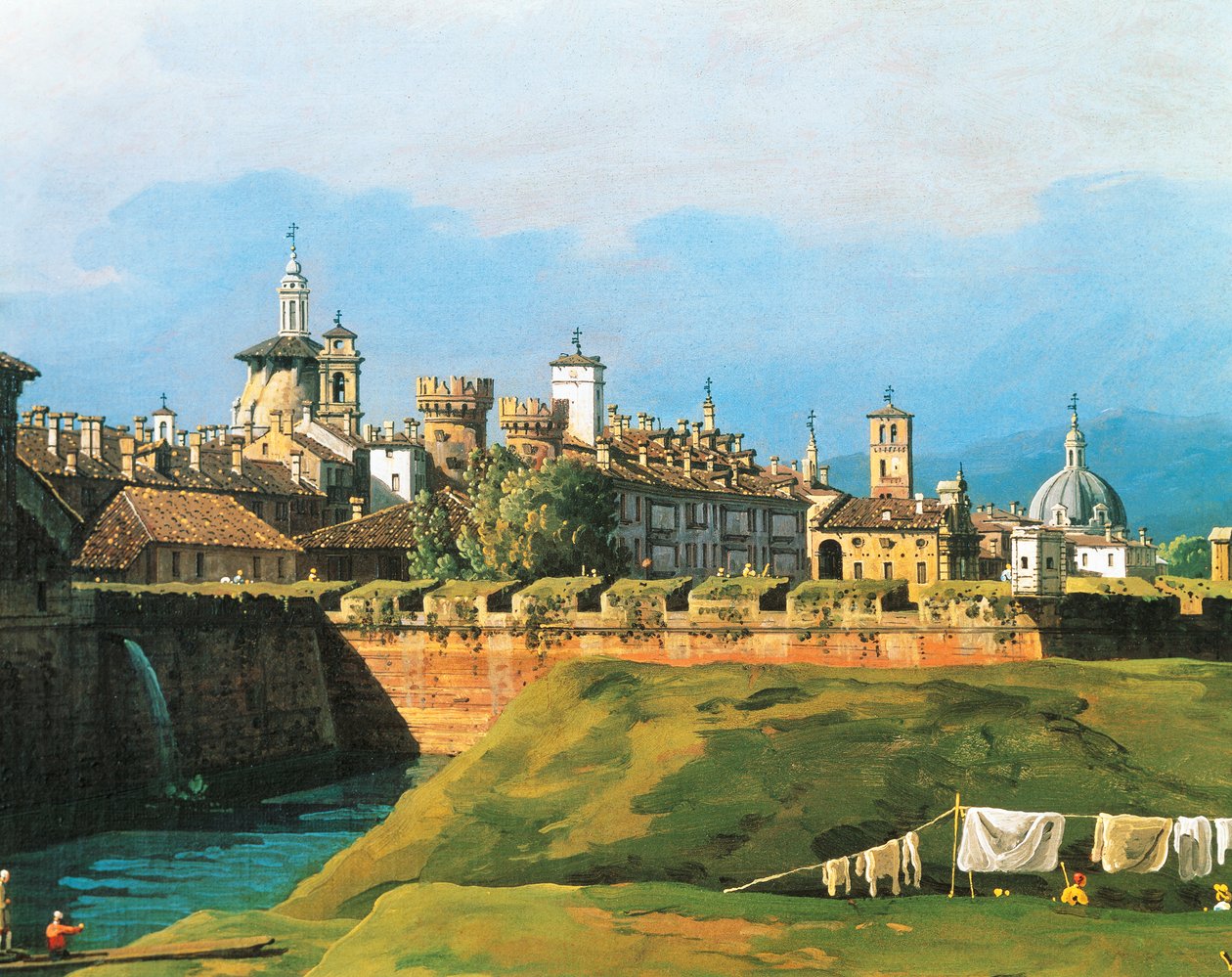 Widok na Turyn od strony Ogrodu Królewskiego autorstwa Bernardo Bellotto