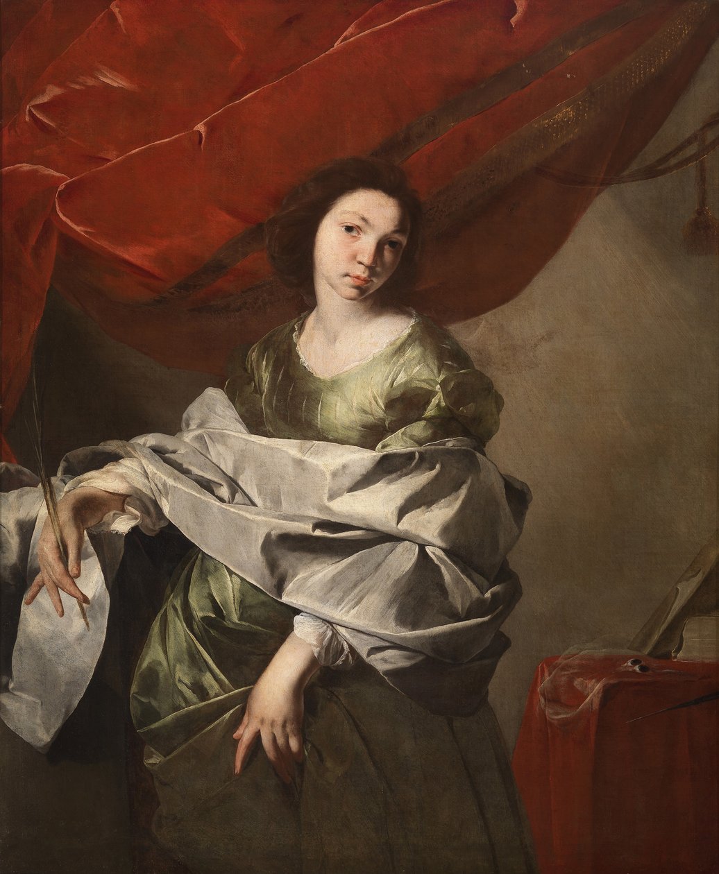 Św. Łucja, ok. 1645-1648. autorstwa Bernardo Cavallino