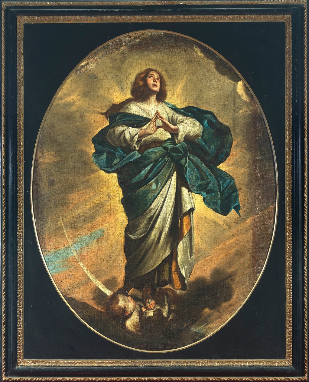 Niepokalane Poczęcie Najświętszej Marii Panny, połowa XVII w. autorstwa Bernardo Cavallino