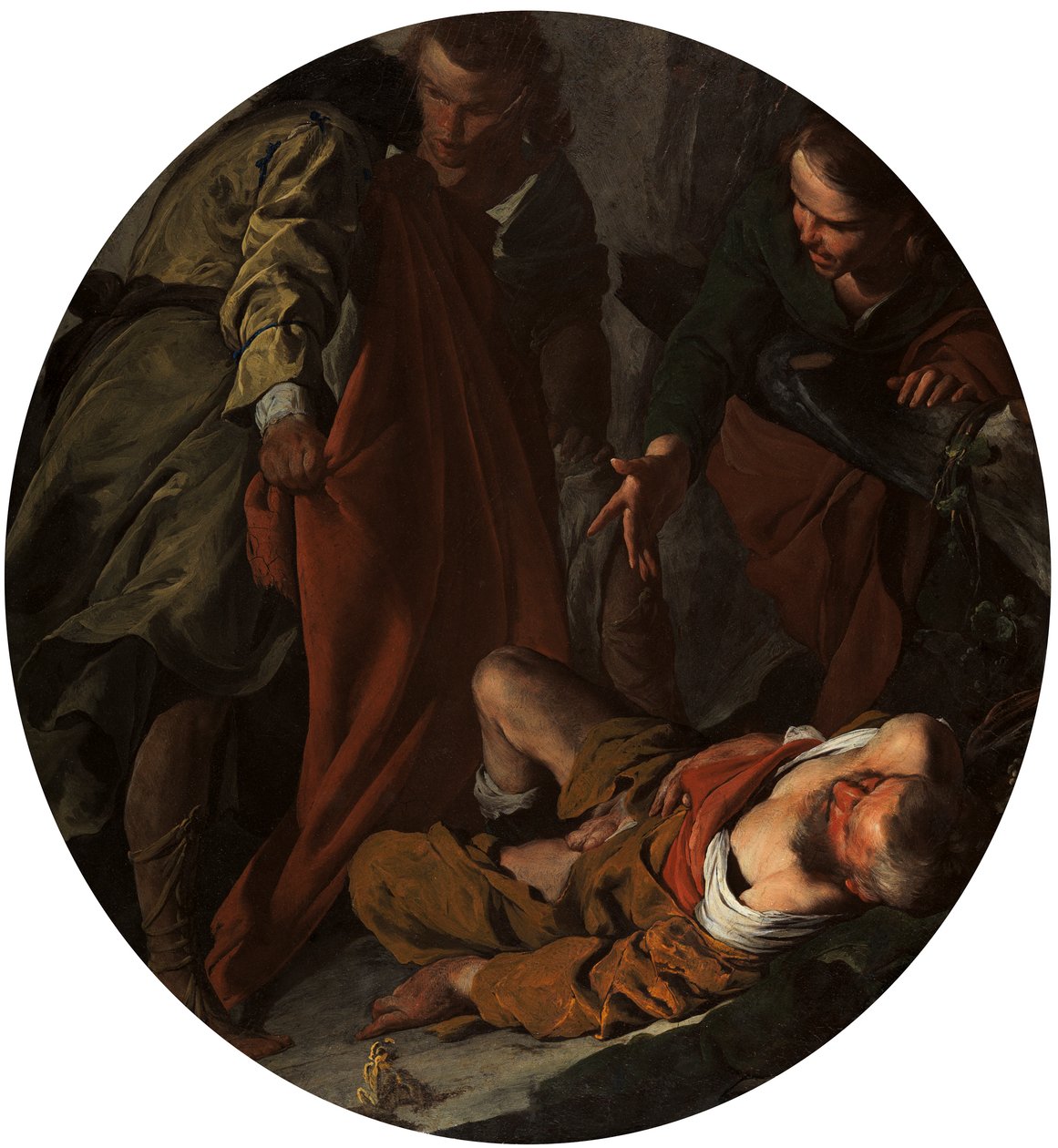 Pijaństwo Noego autorstwa Bernardo Cavallino