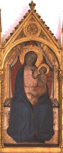 Madonna z Dzieciątkiem (tempera na panelu) autorstwa Bernardo Daddi