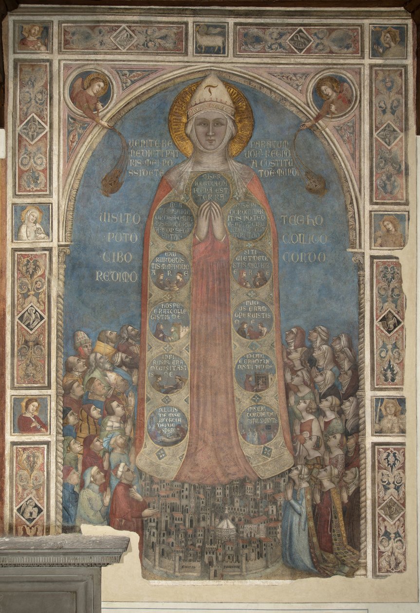 Madonna Miłosierdzia Madonna Miłosierdzia, 1342 autorstwa Bernardo Daddi