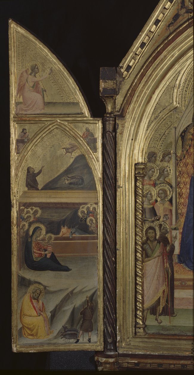 Narodzenia (lewy panel) (rekto) autorstwa Bernardo Daddi