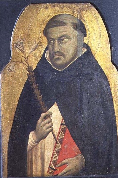 Dominik, pierwotnie boczny panel z poliptyku ok. 1340 (tempera na płycie) autorstwa Bernardo Daddi