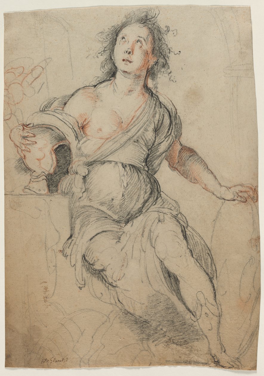 Alegoryczna postać autorstwa Bernardo Strozzi