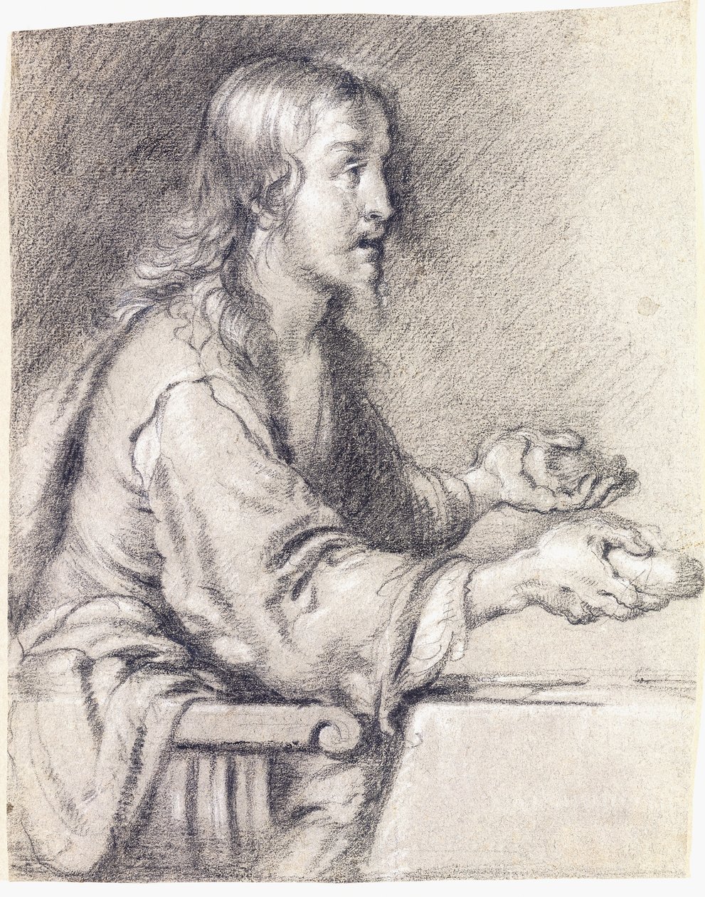 Chrystus w Emaus ofiarowujący chleb autorstwa Bernardo Strozzi