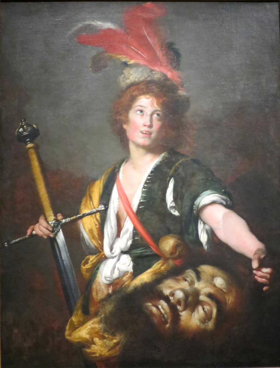 Dawid z głową Goliata autorstwa Bernardo Strozzi