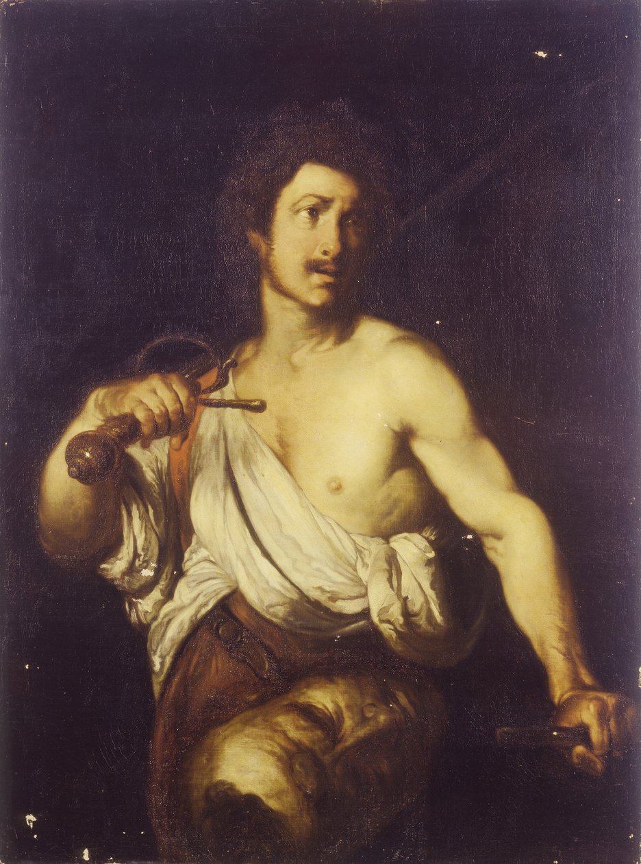 Dawid z Głową Goliata, ok. 1930 r. 1635 autorstwa Bernardo Strozzi