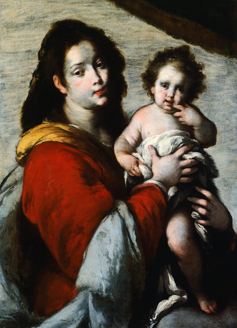 Madonna z Dzieciątkiem autorstwa Bernardo Strozzi