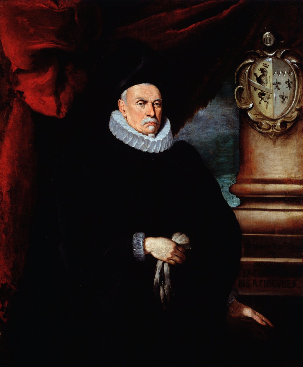 Portret Giacomo Raggi, senatora Republiki Genui (olej na płótnie). autorstwa Bernardo Strozzi