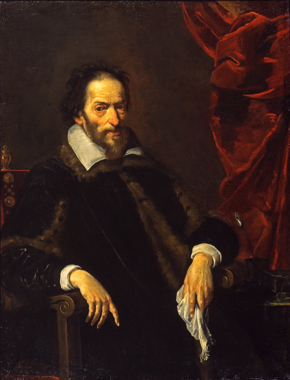 Portret dżentelmena, ok. 1625-1632 autorstwa Bernardo Strozzi