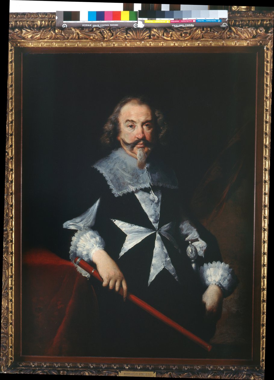 Portret rycerza maltańskiego (Scipione Papafava?), ok. 1629 (olej na płótnie) autorstwa Bernardo Strozzi