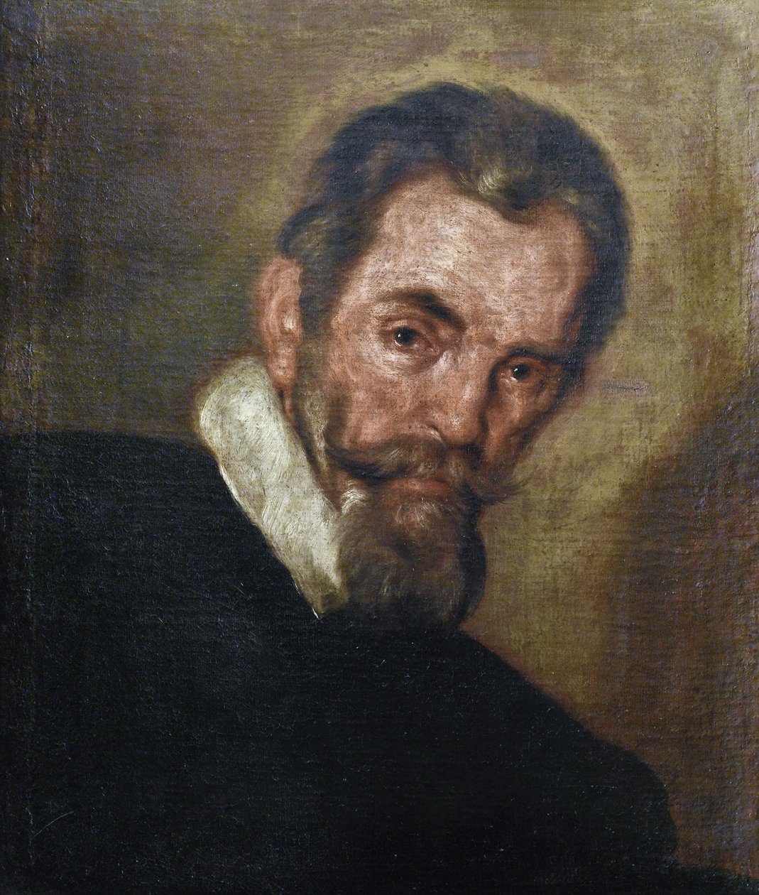 Portret kompozytora Claudio Monteverdiego (1567-1643) autorstwa Strozziego, Bernardo (1581-1644) Ze zbiorów prywatnych autorstwa Bernardo Strozzi