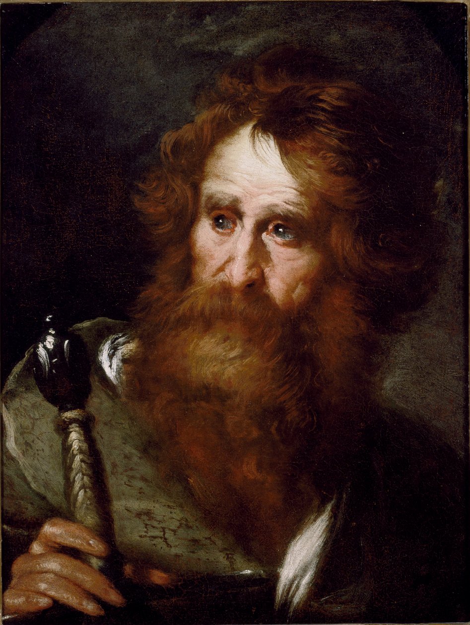 Obraz św. Pawła Bernardo Strozziego (1581-1644) Galeria Genów w Palazzo Rosso autorstwa Bernardo Strozzi
