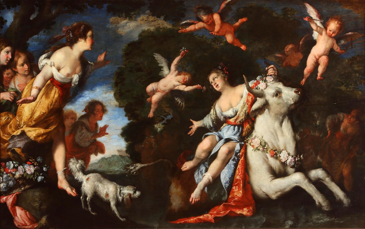 Uprowadzenie Europy autorstwa Bernardo Strozzi