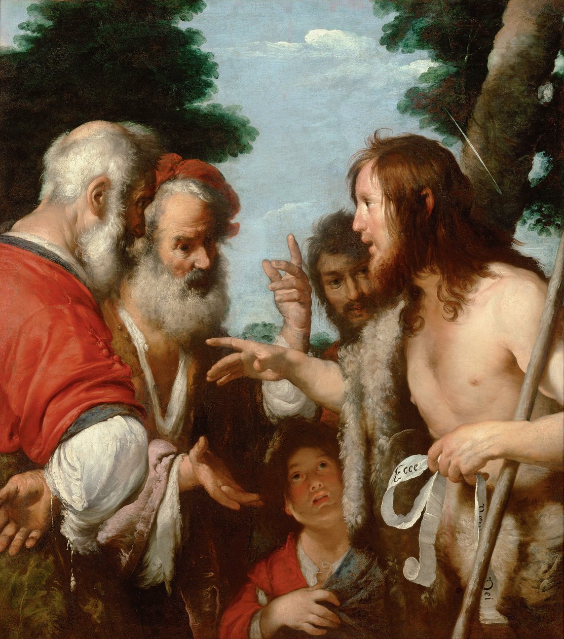 Kazanie św. Jana Chrzciciela, ok. 1930 r. 1644 autorstwa Bernardo Strozzi
