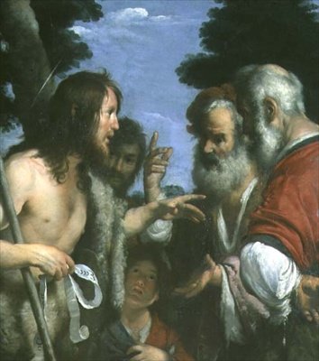 Kazanie św. Jana Chrzciciela, ok. 1644 autorstwa Bernardo Strozzi
